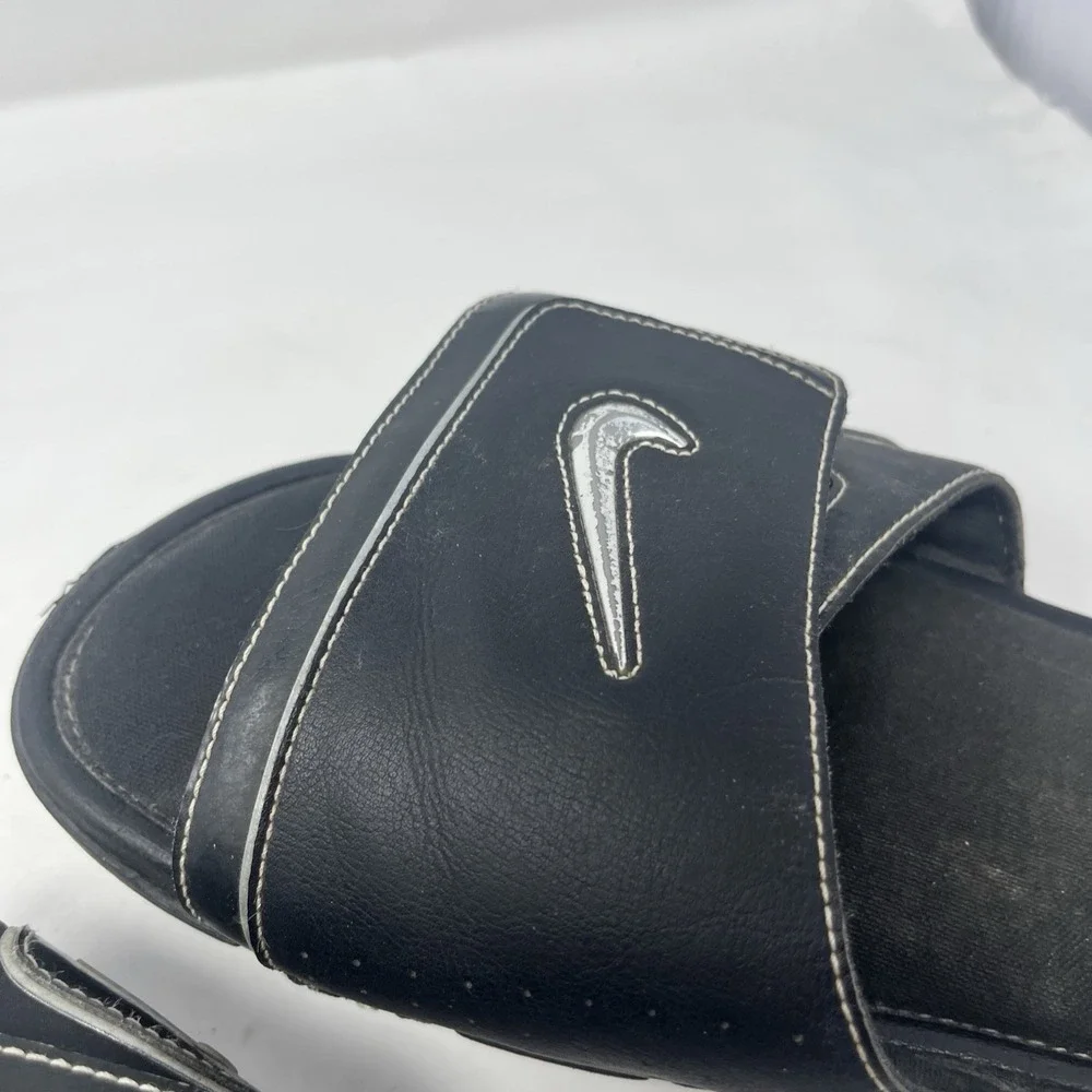 Nike COMFORT Slide 2 Sandal Men's Size 14 Black/ Silver 415205 002
